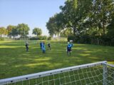 Mini Toernooitje op Sportpark Het Springer met S.K.N.W.K. JO7 en De Jonge Spartaan JO7 (2/174)